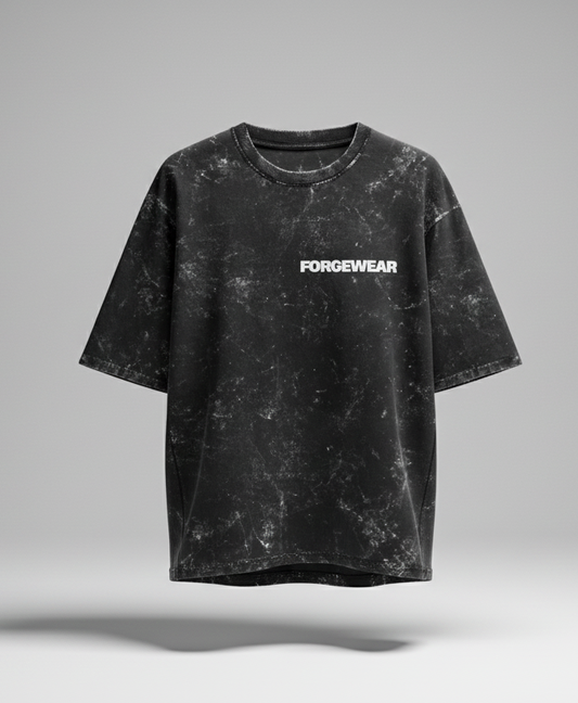 Unisex Acid Washed Oversized Tee