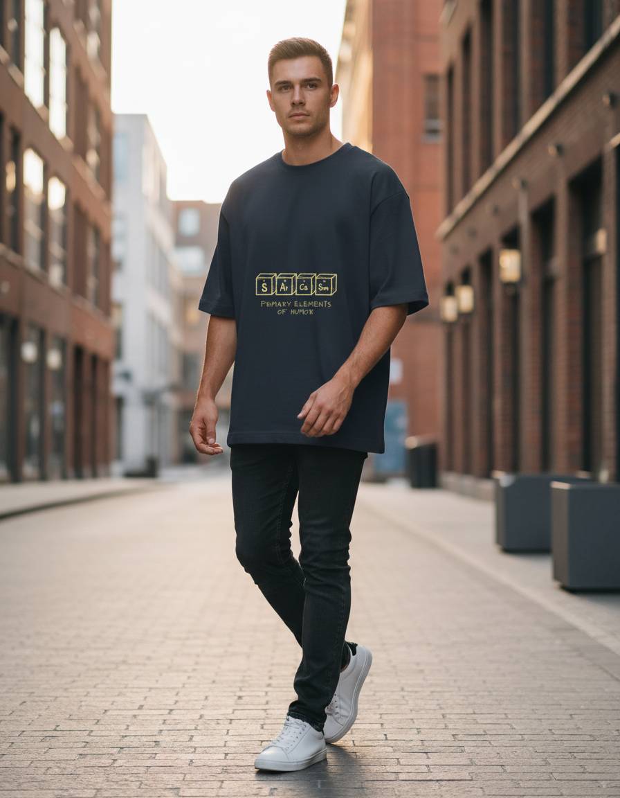 Unisex Sarcasm Oversized Standard T-Shirt